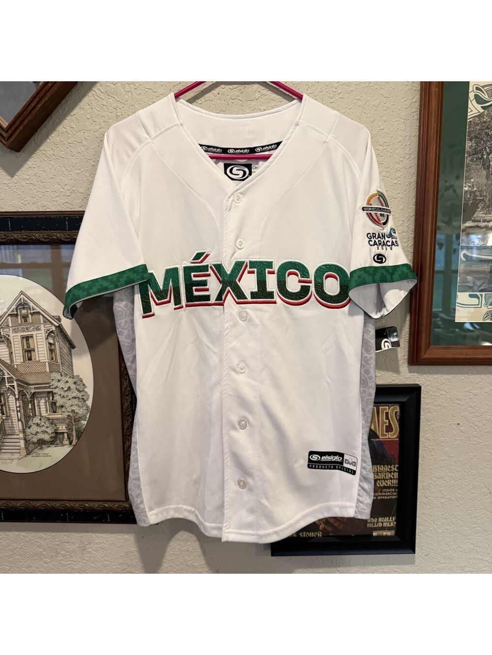 Mexico Serie Del Caribe Baseball Jersey Size Men’s Small NWT